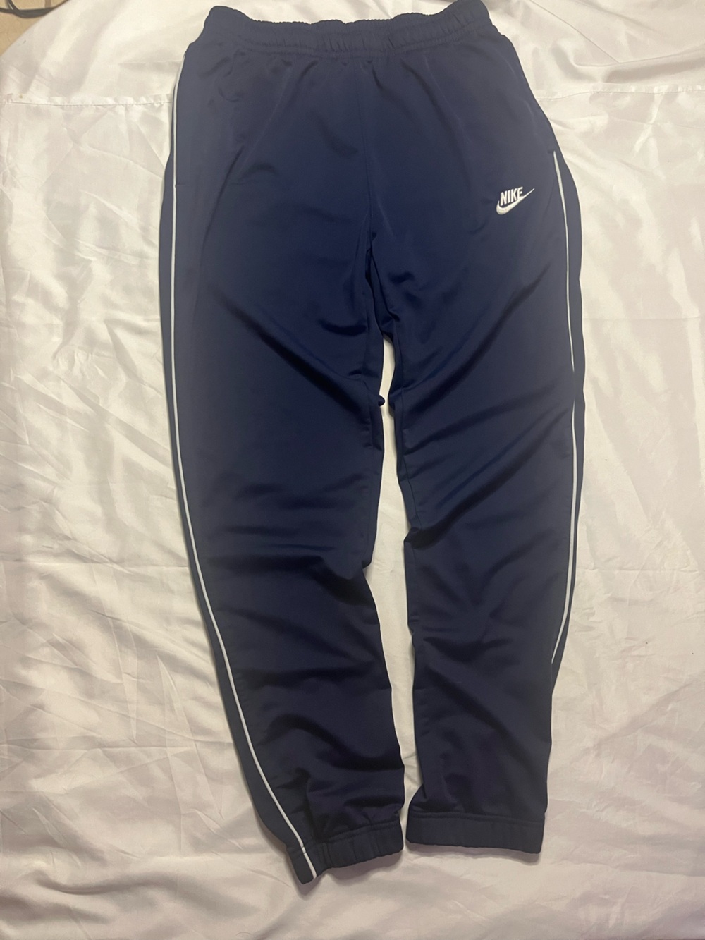 Nike Navy Blue Athletic Shorts with White Lining